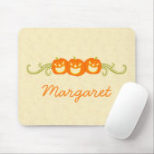Happy Pumpkin Wirbel Halloween Mousepad (Mit Mouse)