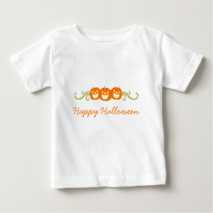 Happy Pumpkin Wirbel Halloween Säugling T-Shirt