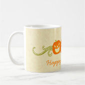 Happy Pumpkin Wirbel Halloween Tasse (Links)