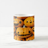 Happy Pumpkins Halloween Herbssaison Kaffeetasse (Mittel)