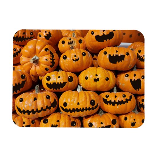Happy Pumpkins Halloween Herbssaison Magnet (Horizontal)