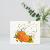 Happy Pumpkins Postkarte (Stehend Vorderseite)