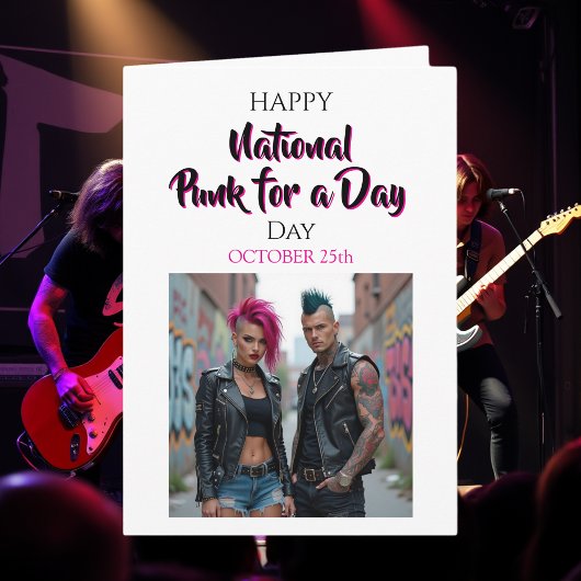 Happy Punk for a Day Day | October 25th Karte