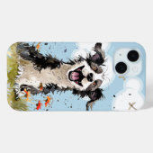 Happy Pup Case-Mate iPhone Hülle (Rückseite (Horizontal))