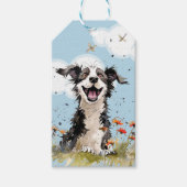 Happy Pup Geschenkanhänger (Vorderseite)