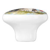 Happy Pup Keramikknauf (Seitenansicht)