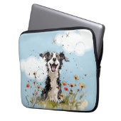 Happy Pup Laptopschutzhülle (Vorderseite Links)