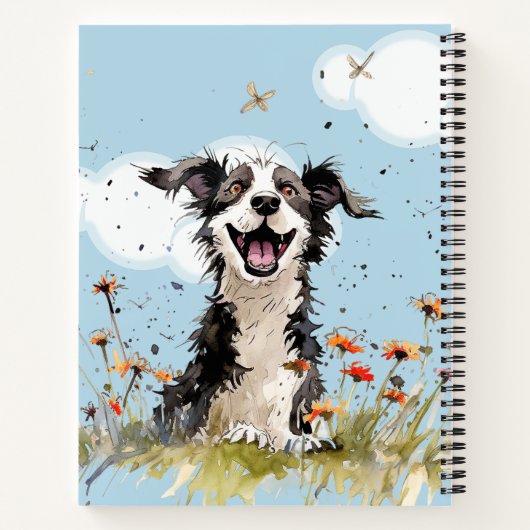 Happy Pup Notizblock (Rückseite)