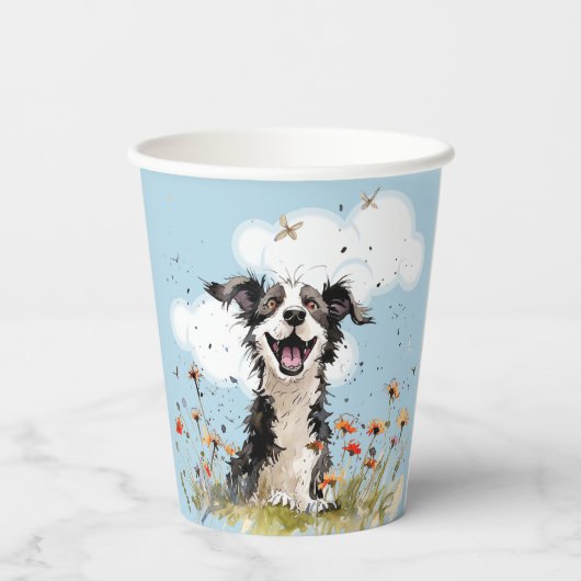 Happy Pup Pappbecher (Rückseite)