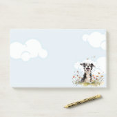 Happy Pup Post-it Klebezettel (Auf Schreibtisch)