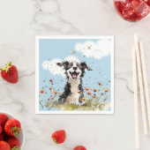 Happy Pup Serviette (Beispiel)