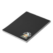 Happy Puppies Rolling in May - Kawaii Hund Kunst Notizblock (Rotiert)