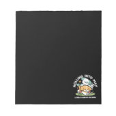 Happy Puppies Rolling in May - Kawaii Hund Kunst Notizblock (Vorderseite)