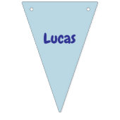 Happy Puppy, Boy, Let's Pawty, 1st Birthday Wimpelkette (Zweite Fahne)