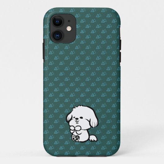 Happy Puppy Case-Mate iPhone Hülle (Rückseite)
