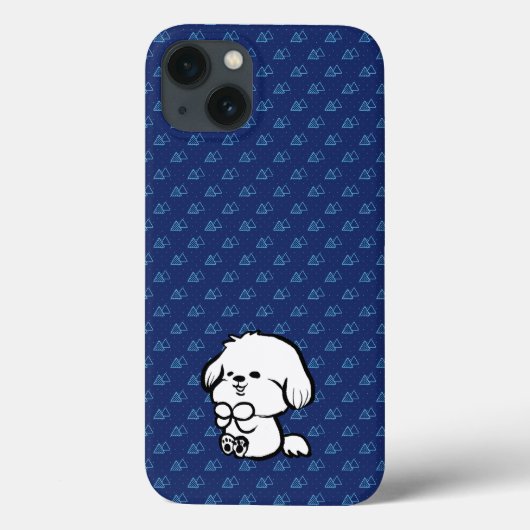 Happy Puppy Case-Mate iPhone Hülle (Rückseite)