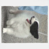 HAPPY PUPPY FLEECEDECKE (Vorderseite (Horizontal))