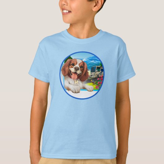 Happy Puppy Kids T - Shirt (Vorderseite)