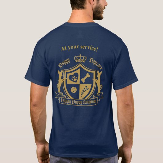 Happy Puppy Kingdom T - Shirt (Rückseite)