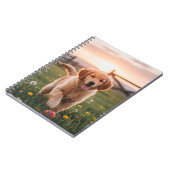 Happy Puppy Spiral Notebook Notizblock (Linke Seite)
