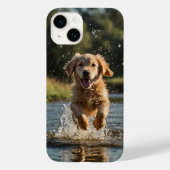Happy Puppy Splash Case-Mate iPhone Hülle (Rückseite)