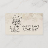 Happy Puppy Student - Dog Training Visitenkarte (Vorderseite)