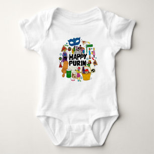 Happy Purim - Baby Baby Strampler