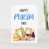Happy Purim - Chag Purim Card Karte (Vorderseite)