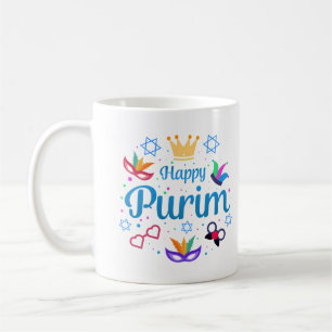 Happy Purim - Chag Purim Sameach Kaffeetasse