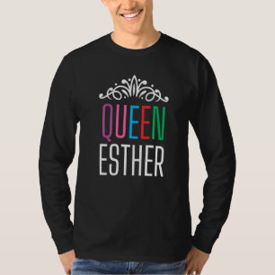 Happy Purim Costume Idea Queen Esther Hebrew Jewis T-Shirt