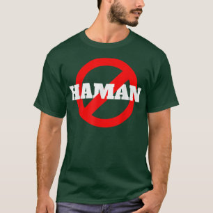 Happy Purim Costume Idee nicht heute Haman jüdisch T-Shirt