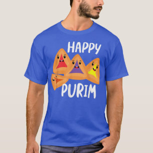 Happy Purim Costume Idee Niedlichen Hamantaschen T-Shirt