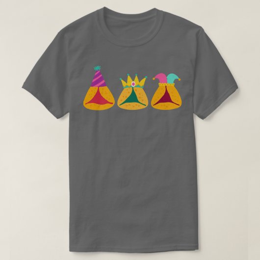 Happy Purim Costume Idee Niedlichen Hamantaschen T-Shirt (Design vorne)