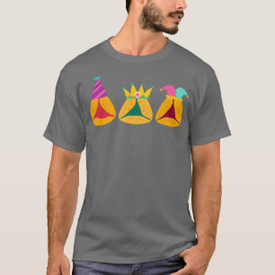 Happy Purim Costume Idee Niedlichen Hamantaschen T-Shirt
