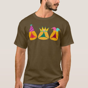 Happy Purim Costume Idee Niedlichen Hamantaschen T-Shirt