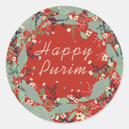 Happy Purim Customize Jewish Aufkleber