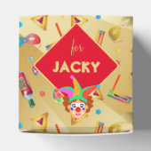 Happy Purim Festival Funny Toys Pattern Kinder Par Geschenkschachtel (Oben)