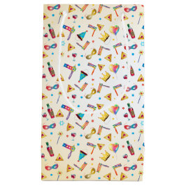 Happy Purim Festival gibt Muster Vintagen Urlaub Kleine Geschenktüte