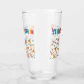 Happy Purim Festival Kinder Party Pattern Urlaub Glas (Rechts)