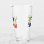 Happy Purim Festival Kinder Party Pattern Urlaub Glas (Rechts)