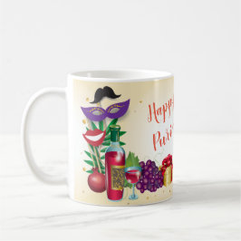 Happy Purim Festival Kinder Party Urlaub Kaffeetasse