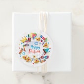 Happy Purim Festival Vintage Dekoration Geschenkanhänger (Beispiel)