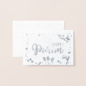 Happy Purim Folienkarte (Vorderseite mit Umschlag)