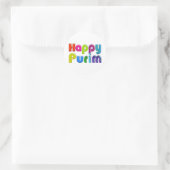 HAPPY PURIM Funky Grußkarte Runder Aufkleber (Tasche)
