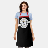 HAPPY PURIM Funny Costume Personalisiert Schwarze  Schürze (Getragen)