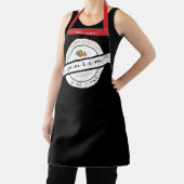 HAPPY PURIM Funny Costume Personalisiert Schwarze  Schürze (InSitu)
