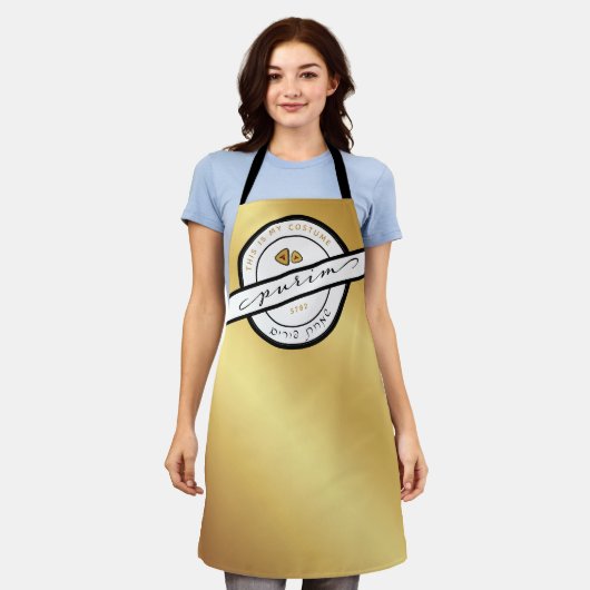 HAPPY PURIM Funny Costume Personalisierte Schürze (Getragen)
