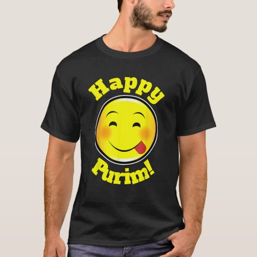 Happy Purim funny T-Shirt (Vorderseite)