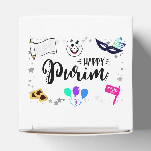 Happy Purim Geschenkschachtel (Oben)