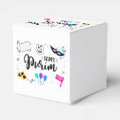 Happy Purim Geschenkschachtel (Rückseite)
